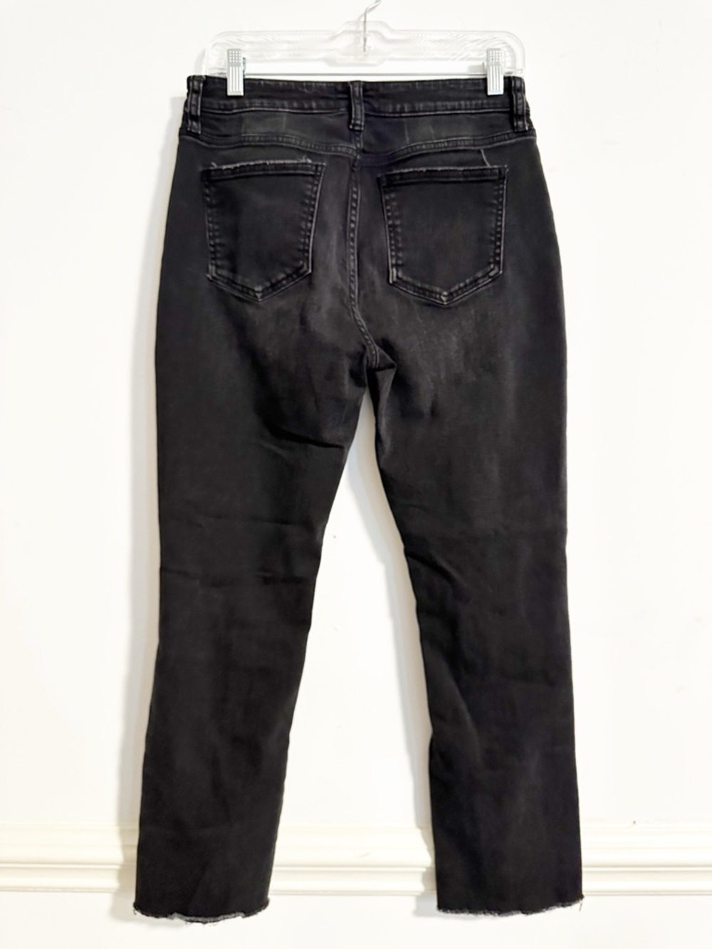 CEROS Black Distressed Skinny Jeans Size 28 Frayed Hem Ripped - Picture 7 of 7